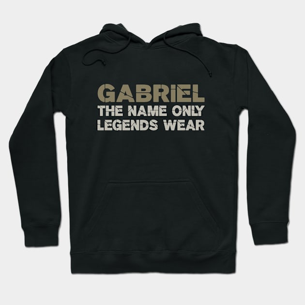 Gabriel, the name only legends wear! Hoodie by VellArt